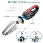 Aspirateur voiture sans fil puissant, rechargeable, idéal maison et poils d’animaux U SHINER