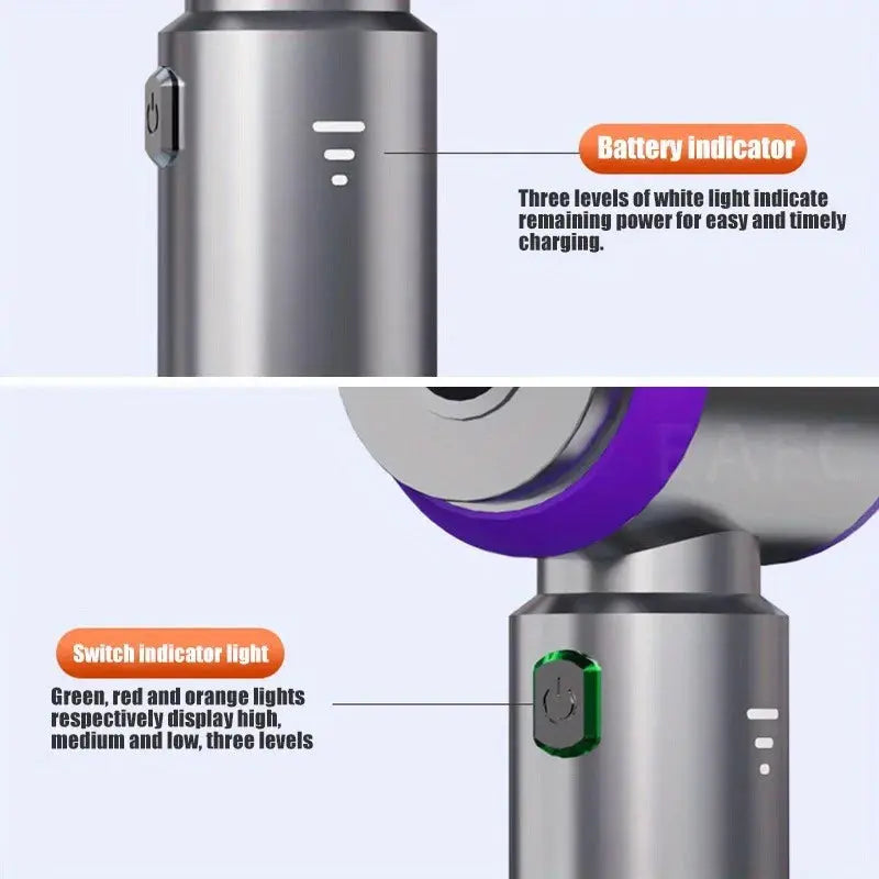 Aspirateur portable 4-en-1 sans fil, moteur brushless, multitâche pour maison, clavier et animaux U SHINER