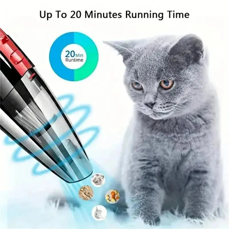 Aspirateur voiture sans fil puissant, rechargeable, idéal maison et poils d’animaux U SHINER